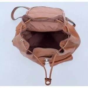 Coach turnlock heritage backpack rucksack brown leather silver hardware Coach | Bags | Coach Turnlock Heritage Backpack Rucksack  main image 2